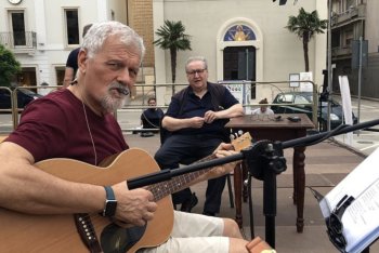 Qua con Vincenzo Mollica - tutte le foto per gentile concessione di Fabio Frizzi