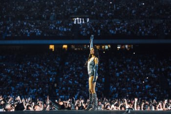 Elodie live a San Siro, foto di Starfooker per Rockit