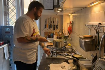 Gianleonardo dei Delta Del Rio ai fornelli