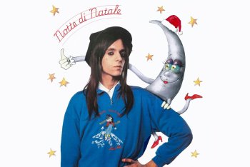 Lucio Corsi sulla copertina della sua  "Notte di Natale"