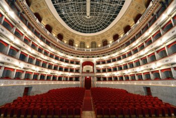 L'interno del teatro Goldoni