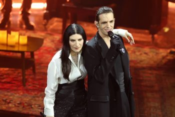 Pausini e Achille Lauro