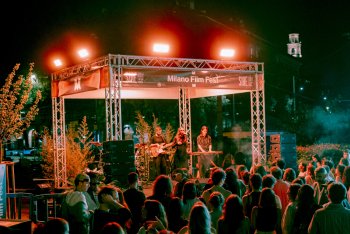 Il live di Laila Al Habash alla Rockit CBCR Night del Milano Film Fest - foto di Agnese Carbone