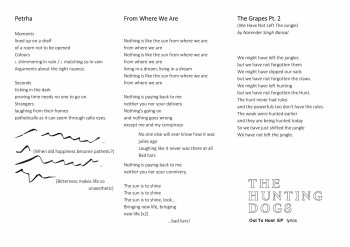Out To Hunt EP lyrics