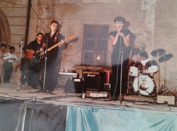 Rassegna Rocktown, Rionero in Vulture (cortile Palazzo Fortunato), settembre 1986.