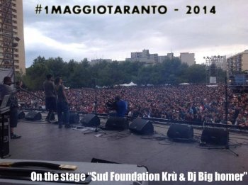 On the stage Primo Maggio 2014