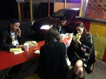 Un sano burrito after-show
