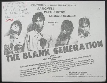 The Blank Generation (1976, di Amos Poe e Ivan Kral)