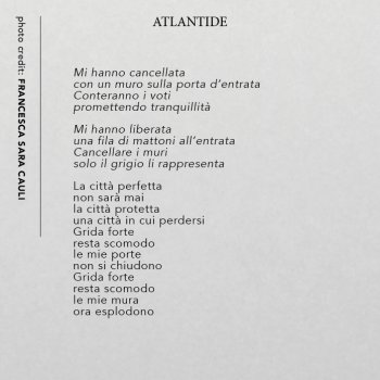 Atlantide (testo)