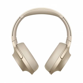 Sony WH-1000XM2 Cuffie Over-Ear, Noise Cancelling, Bluetooth, High Res Audio, Gesture Control, Activity Recognition, Durata Batteria 30 ore, Oro