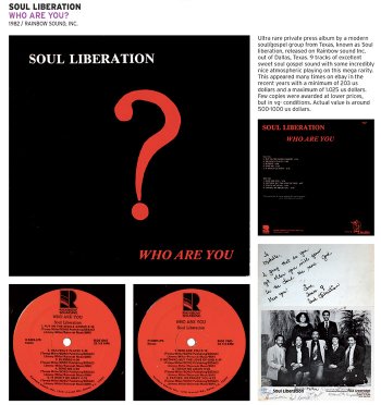 Soul liberation - "Who are you?" (1982)