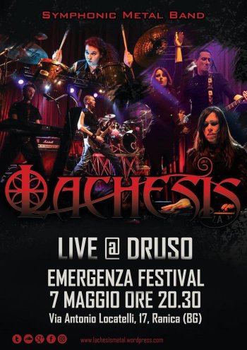 LACHESIS Symphonic Metal - Live Druso - Bergamo Lombardia Italia