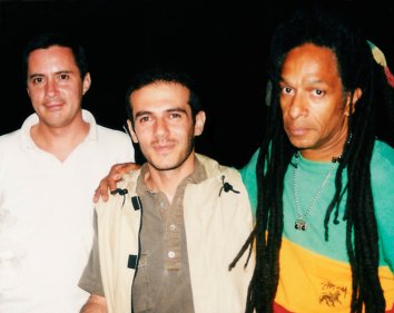 Alessandro Mario Toscano tra Don Letts e Dan Donovan (B.A.D.))