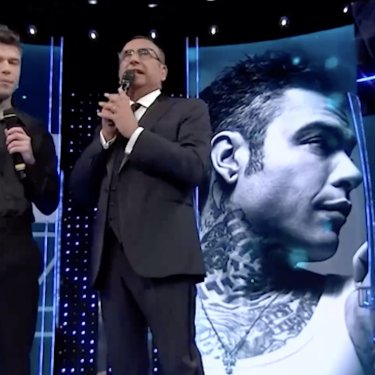 Fedez e Conti a Sanremo Giovani