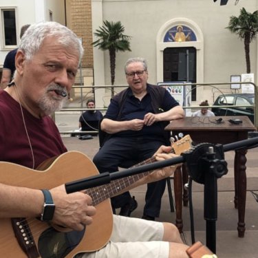 Qua con Vincenzo Mollica - tutte le foto per gentile concessione di Fabio Frizzi