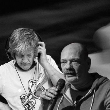Jean Luc Stote a sinistra e il Ruvido a destra
