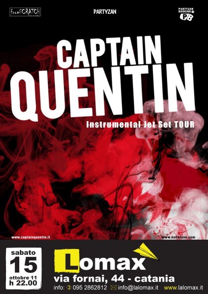 Captain Quentin Live il 15 Ottobre