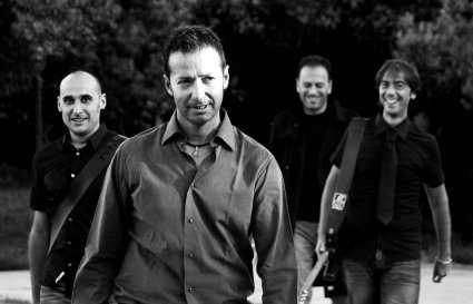 La Band al completo: Sergio Scaletti,Massimo Albrizio,Gennaro Esposito ed Enrico Griffo