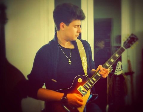 Davide's Les Paul guitar