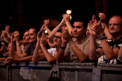 Il pubblico di Francesco De Gregori al Carroponte