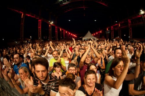 Il pubblico di Francesco De Gregori al Carroponte
