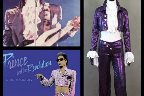 Costume di Prince ispirato dall'album di Prince Purple Rain e dal suo progetto Dream Factory