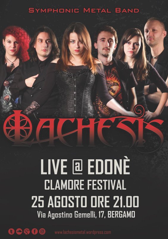 LACHESIS Symphonic Metal - Clamore Festival 2017 - Bergamo Lombardia Italia