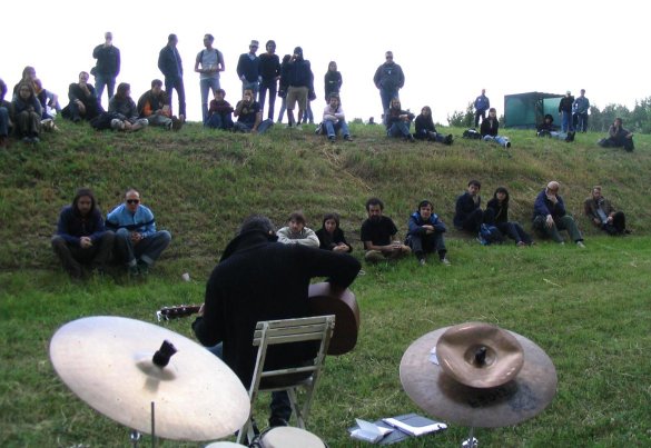 Musica nelle Valli '06. Ascoltatori di riguardo!! Foto di Lorenzo Pilia