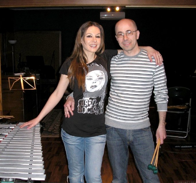 Con Antonella Mazza Milano 2007