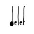 delef