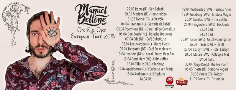 One Eye Open European Tour 2018