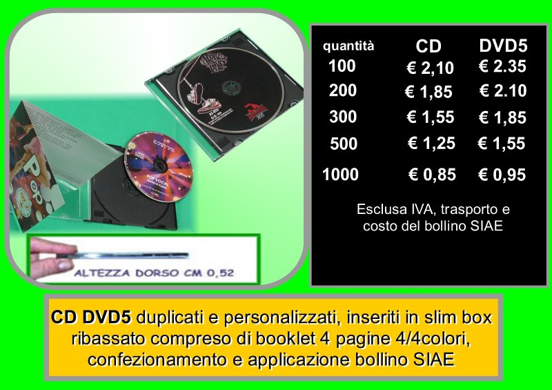 cd dvd in slim box