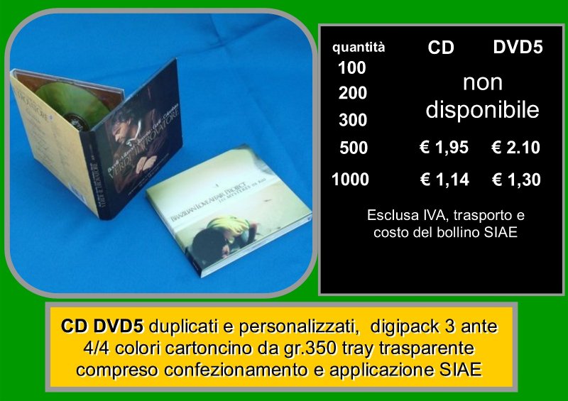 cd dvd in digipack