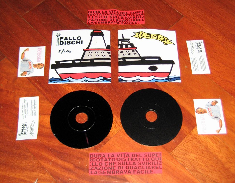 L'AMO - self-titled; cd 3" - 100 copie, handmade.
