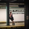 La ragazza nella metropolitana di NY soggetto della copertina Ph. Alex Marchetti