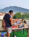 Ai piedi del Vesuvio - la terrazza dove StereOID suona