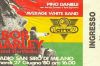 Il biglietto del concerto di Bob Marley a Milano