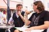 Pierpaolo durante l'incontro organizzato da Zocca Calling - foto di Davide Angeletti