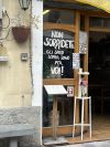L'ingresso di uno dei bar di Zocca